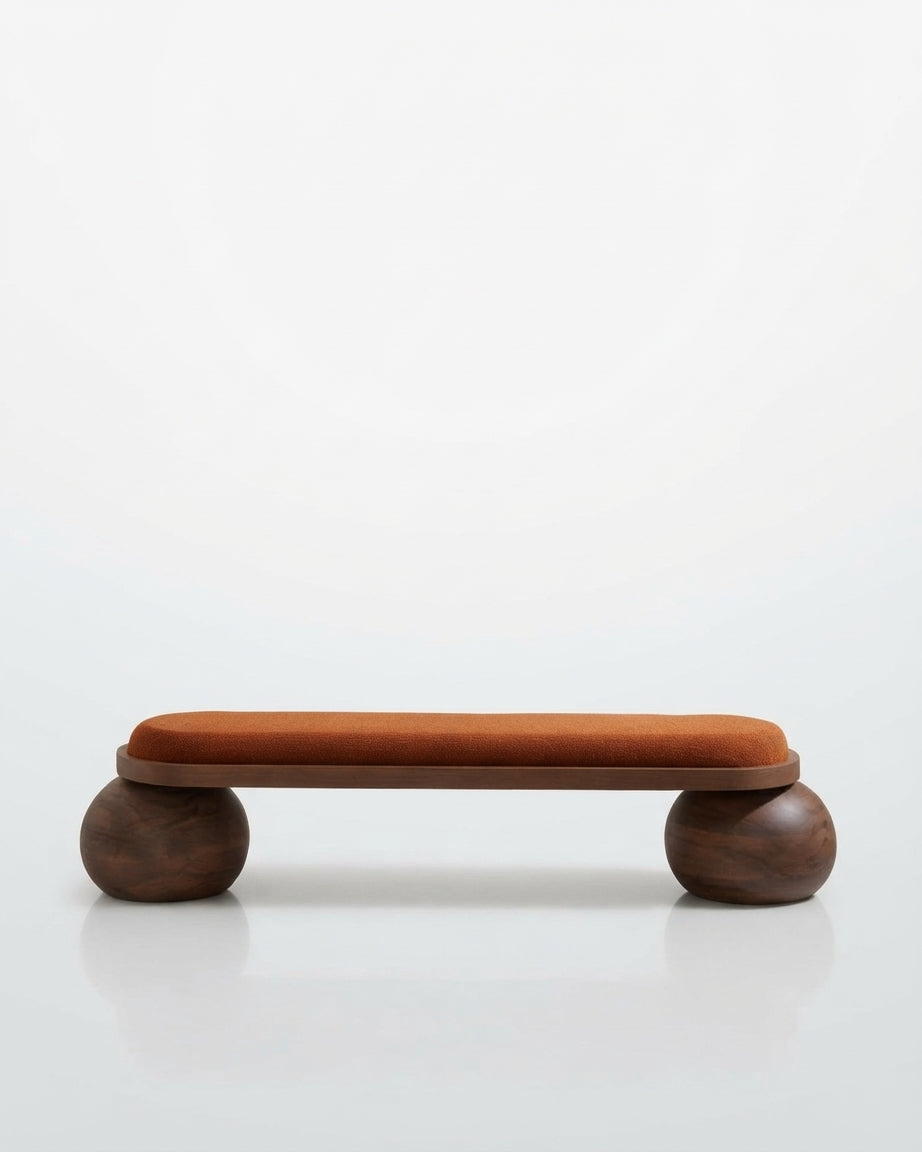 Sphere-Base Modern Upholstered