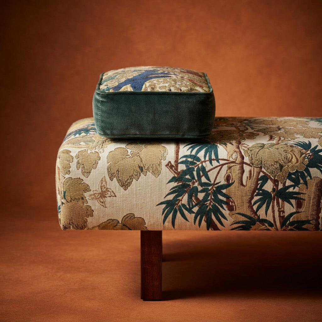 Chinoiserie Botanical Upholstered