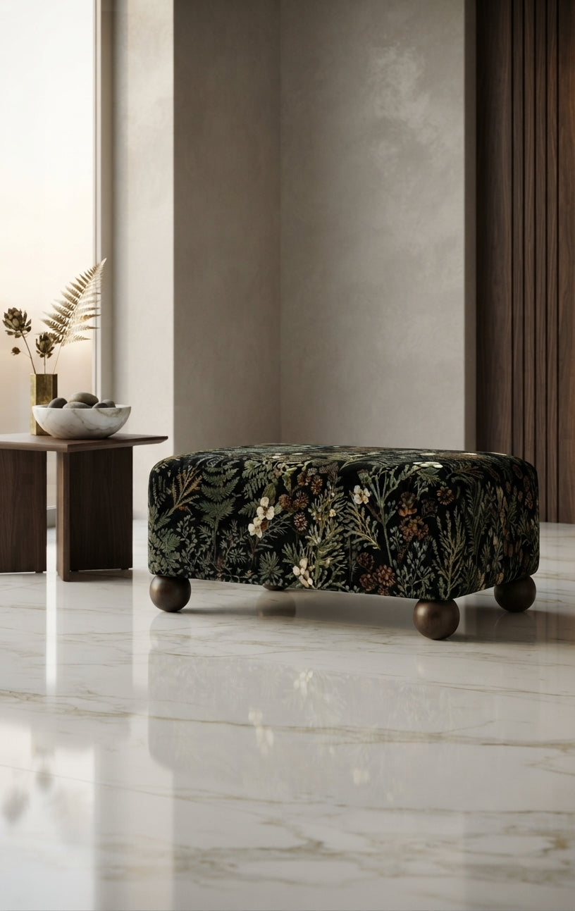 Botanical Velvet Upholstered\
