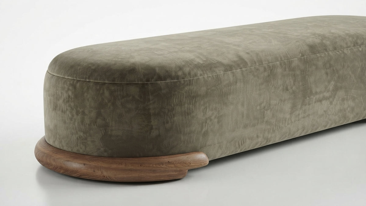 Minimalist Long Ottoman