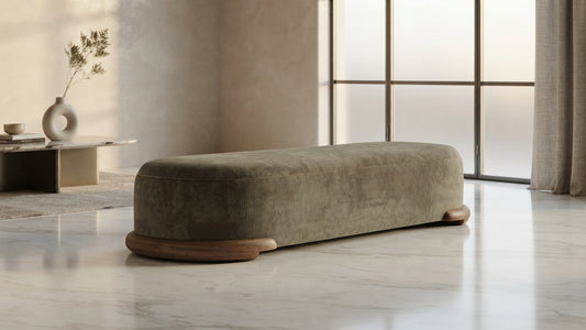 Minimalist Long Ottoman