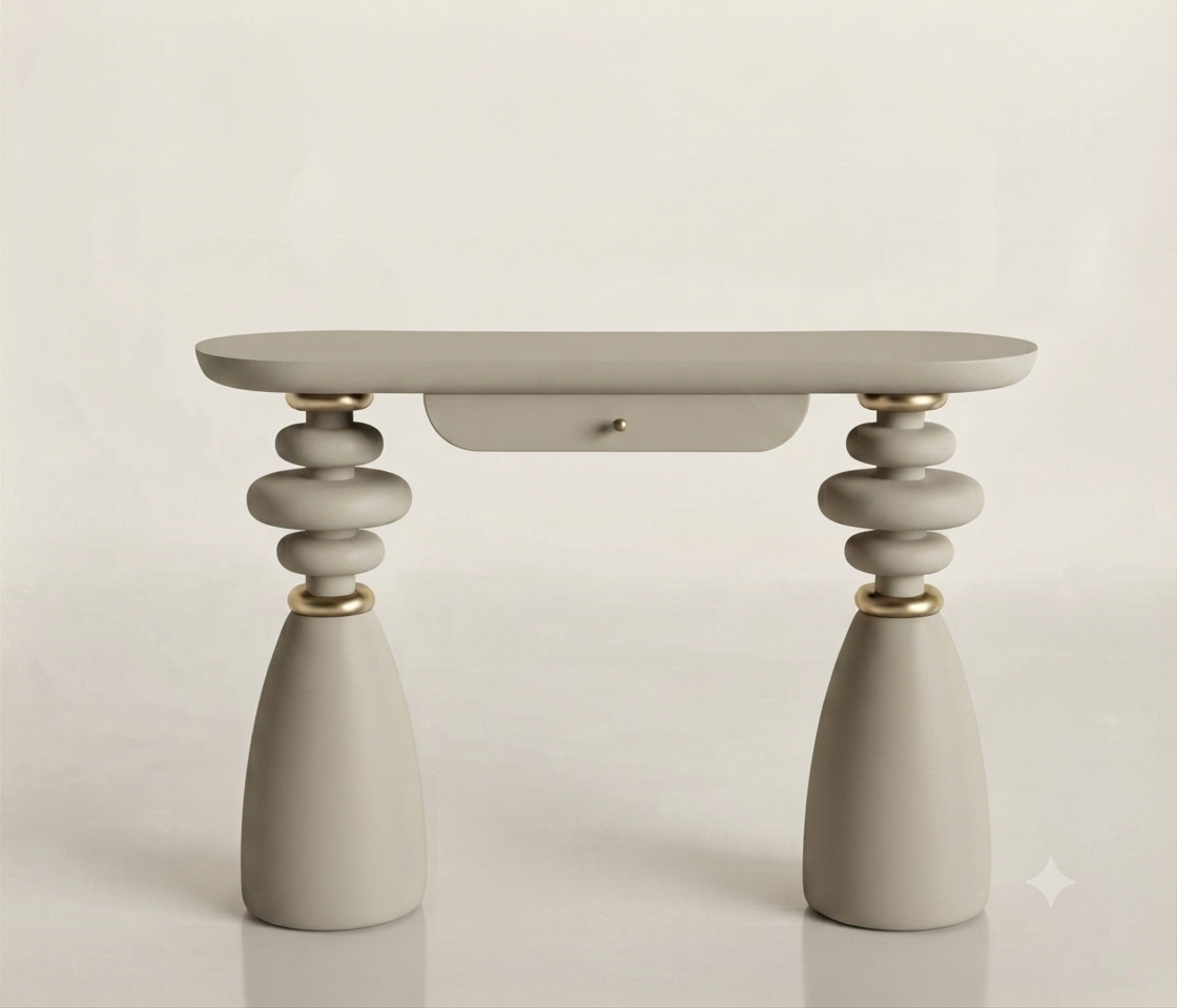 Modern Sculptural Console