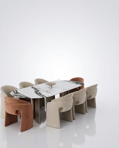 Aura Oval Calacatta