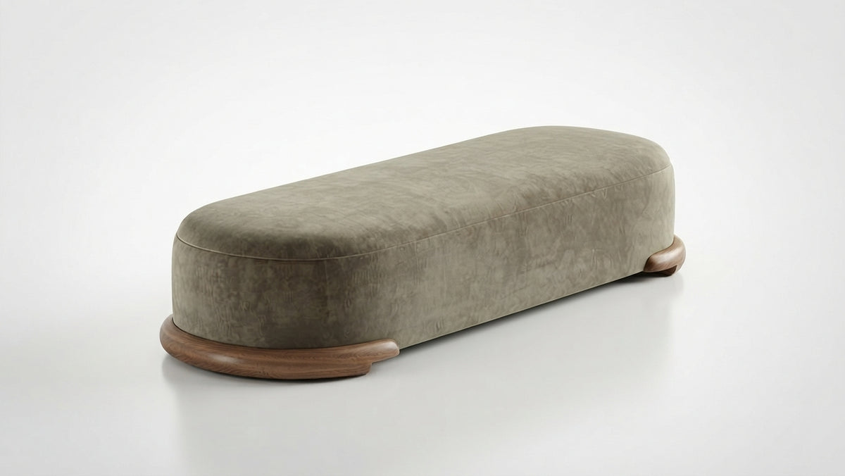 Minimalist Long Ottoman