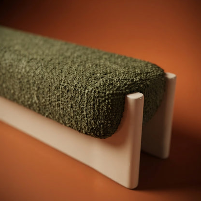 Olive Green Bouclé