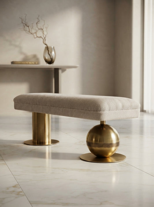 Luxe Ivory & Gold Statement