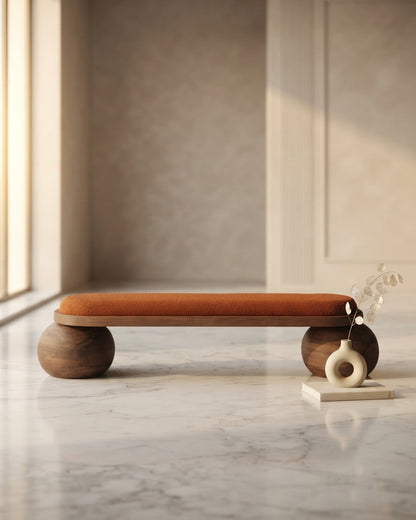 Sphere-Base Modern Upholstered