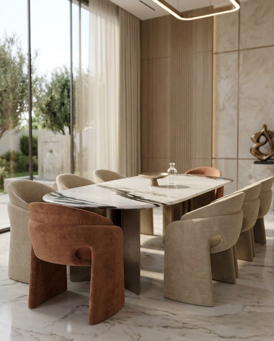 Aura Oval Calacatta