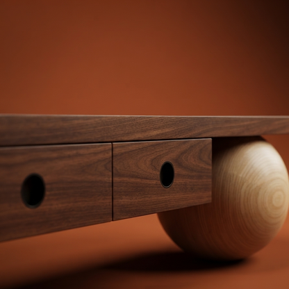 Oak and Walnut