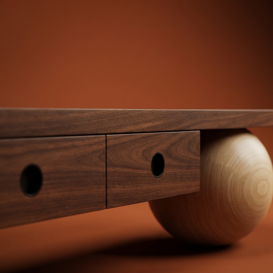 Oak and Walnut