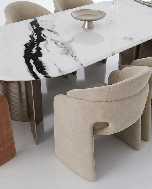 Aura Oval Calacatta