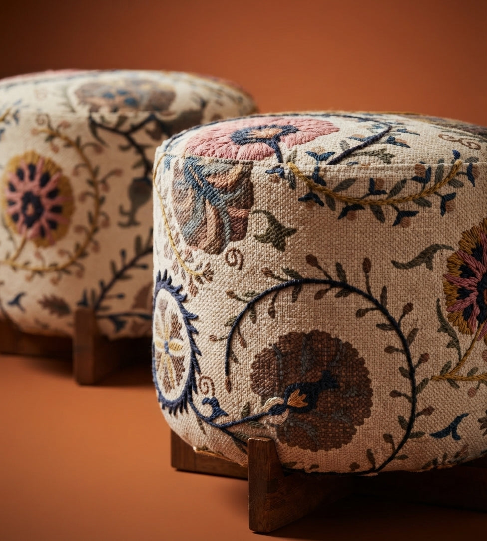 Bohemian Embroidered Floral