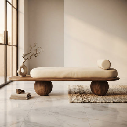 Zenith Sphere-Base Upholstered