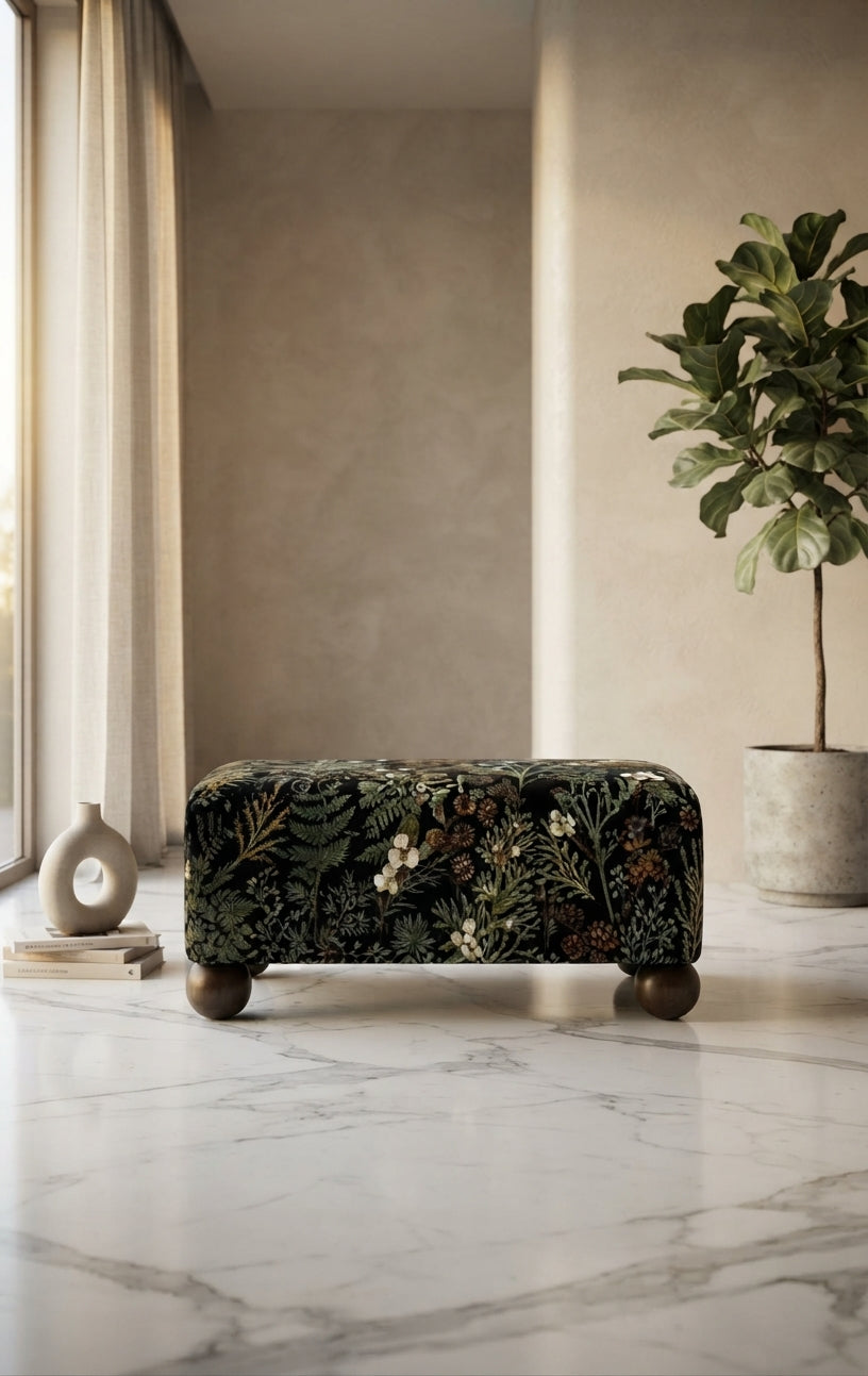 Botanical Velvet Upholstered\