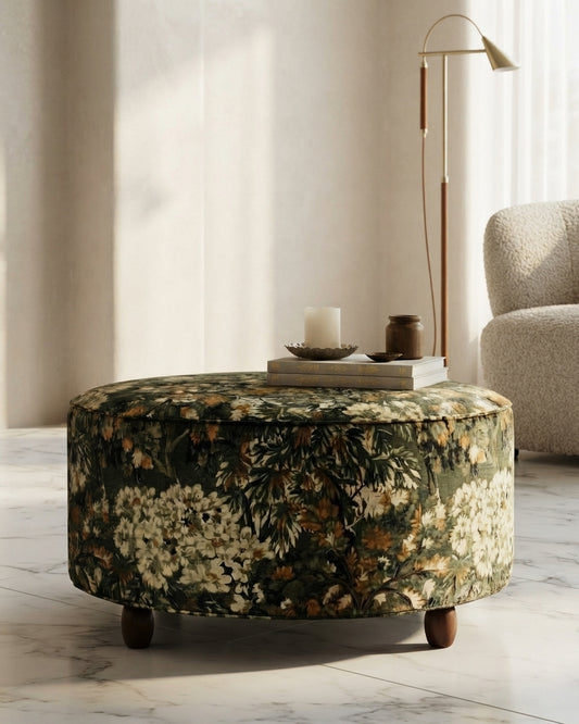 Botanical Print Round