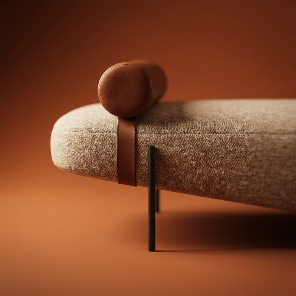 Leather Bolster Pillow