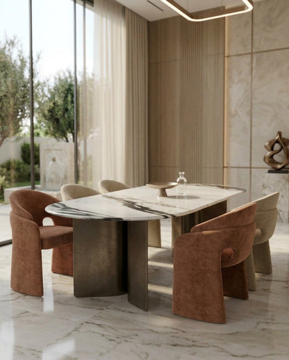 Aura Oval Calacatta