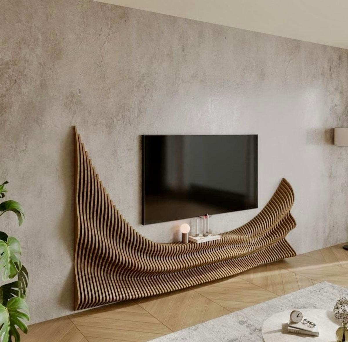 Serpentine slat