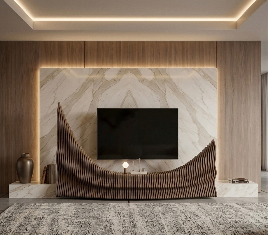 Serpentine slat