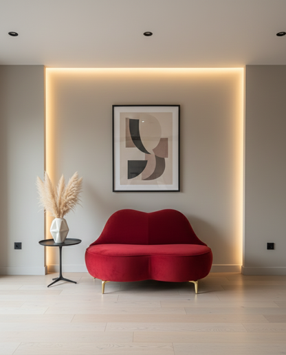 Crimson lip Sofa