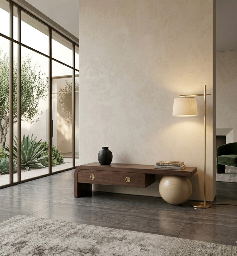 Oak and Walnut