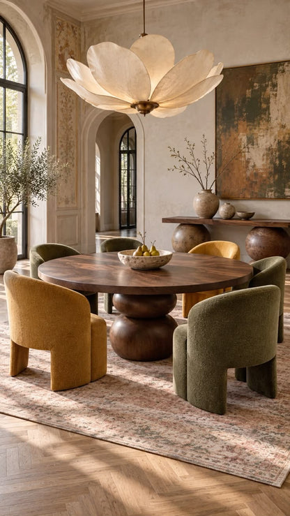 Large Floral Chandelier